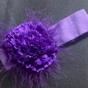 Infant Purple Floral Headband